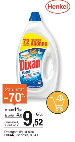 Oferta de Dixan - Detergent Liquid Blau por 14,65€ en BonpreuEsclat