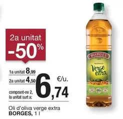Oferta de Borges - Oli D'oliva Verge Extra por 8,99€ en BonpreuEsclat