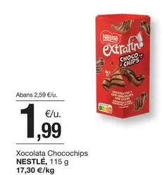 Oferta de Nestlé - Chocochips por 1,99€ en BonpreuEsclat