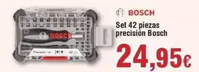 Oferta de Bosch - Set 42 Piezas Precision por 24,95€ en Froiz