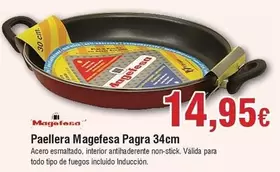 Oferta de Magefesa - Paellera  Pagra 34cm por 14,95€ en Froiz