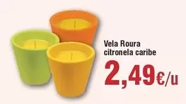 Oferta de Vela -  Roura Citronela Caribe por 2,49€ en Froiz