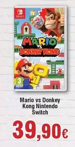 Oferta de Nintendo SWITCH - Mario Vs Donkey Kong Nintendo Switch por 39,9€ en Froiz
