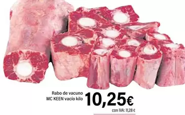 Oferta de Rabo De Vacuno por 10,25€ en Cash Ifa