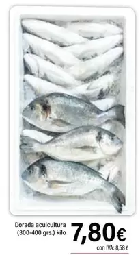 Oferta de Dorada Acuicultura por 7,8€ en Cash Ifa