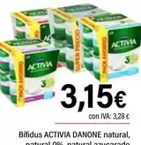 Oferta de Activia - Bifidus Natural por 3,15€ en Cash Ifa