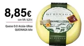 Oferta de Queinaga - Queso D.O. Arzua-Ulloa por 8,85€ en Cash Ifa