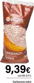 Oferta de Eliges - Garbanzos Extra por 9,39€ en Cash Ifa