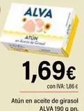Oferta de Atún En Aceite De Girasol por 1,69€ en Cash Ifa
