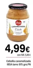 Oferta de Ibsa - Cebolla Caramelizada Tarro por 4,99€ en Cash Ifa
