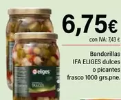 Oferta de Ifa Eliges - Banderillas Dulces O Picantes Frasco por 6,75€ en Cash Ifa