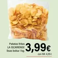 Oferta de Patatas Fritas Lisas Bolsa por 3,99€ en Cash Ifa
