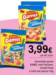 Oferta de DAmel - Caramelos Goma Mini Parisien, Coctel Party O Mini Mix Azucar por 3,99€ en Cash Ifa