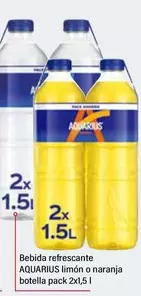 Oferta de Aquarius - Bebida Refrescante Limon O Naranja Botella en Cash Ifa