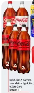 Oferta de Coca-Cola - Normal, Sin Cafeina, Light, Zero O Zero Zero Botella en Cash Ifa