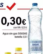 Oferta de Sousas - Agua Sin Gas por 0,3€ en Cash Ifa