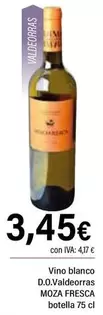 Oferta de Blanco - Vino  D.o.valdeorras por 3,45€ en Cash Ifa