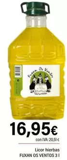 Oferta de Fuxan Os Ventos - Licor Hierbas por 16,95€ en Cash Ifa