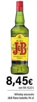 Oferta de J&B - Whisky Escoces por 8,45€ en Cash Ifa