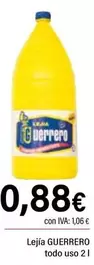 Oferta de Guerrero - Lejía por 0,88€ en Cash Ifa