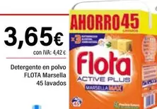 Oferta de Flota - Detergente En Polvo Marsella por 3,65€ en Cash Ifa
