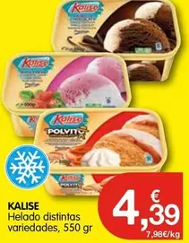 Oferta de Kalise - Helado Distintas por 4,39€ en CashDiplo