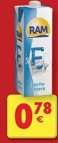 Oferta de Ram - Leche Entera por 0,78€ en CashDiplo