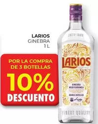 Oferta de Larios - Ginebra en CashDiplo