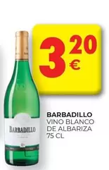 Oferta de Barbadillo - Vino Blanco De Albariza por 3,2€ en CashDiplo