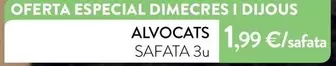 Oferta de Alvocats Safata por 1,99€ en Plusfresc