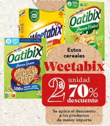Oferta de Weetabix - Estos Cereales en Gadis