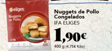 Oferta de Ifa Eliges - Nuggets De Pollo Congelados por 1,9€ en Gadis