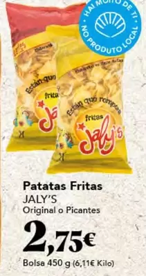 Oferta de Jaly's - Patatas Fritas por 2,75€ en Gadis