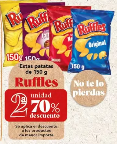Oferta de Ruffles - Estas Patatas en Gadis