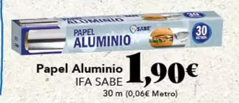 Oferta de Ifa sabe - Papel Aluminio por 1,9€ en Gadis