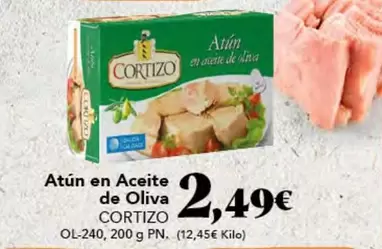 Oferta de Cortizo - Atún En Aceite De Oliva por 2,49€ en Gadis