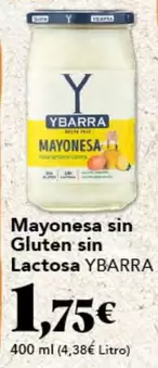 Oferta de Ybarra - Mayonesa Sin Gluten Sin Lactosa por 1,75€ en Gadis