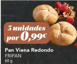 Oferta de Redondo - Pan Viena por 0,99€ en Gadis