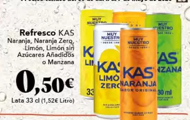 Oferta de Kas - Refresco por 0,5€ en Gadis