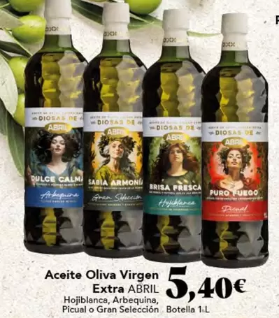 Oferta de Abril - Aceite Oliva Virgen Extra por 5,4€ en Gadis