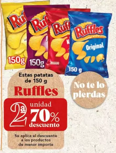 Oferta de Ruffles - Estas Patatas en Gadis