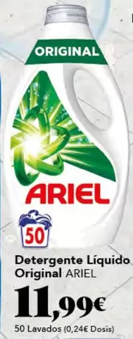 Oferta de Ariel - Detergente Liquido Original por 11,99€ en Gadis