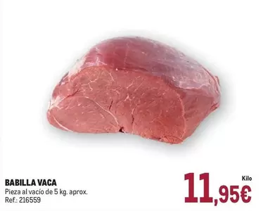 Oferta de Babilla Vaca por 11,95€ en Makro