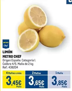 Oferta de Chef - Limon por 3,85€ en Makro