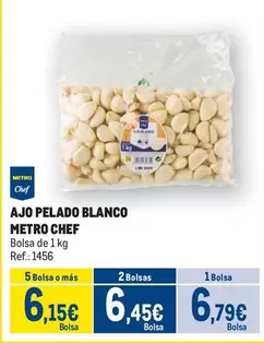 Oferta de Chef - Ajo Pelado Blanco por 6,79€ en Makro