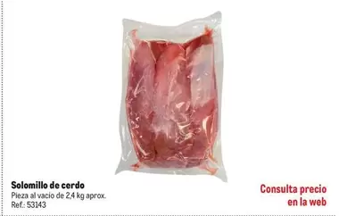 Oferta de Solomillo De Cerdo en Makro