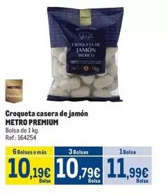 Oferta de Premium - Croqueta Casera De Jamon por 11,99€ en Makro