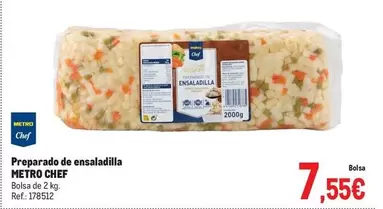 Oferta de Chef - Preparado De Ensaladilla por 7,55€ en Makro