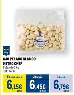 Oferta de Chef - Ajo Pelado Blanco por 6,79€ en Makro