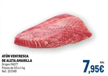 Oferta de Origen - Atún Ventresca De Aleta Amarilla por 7,95€ en Makro